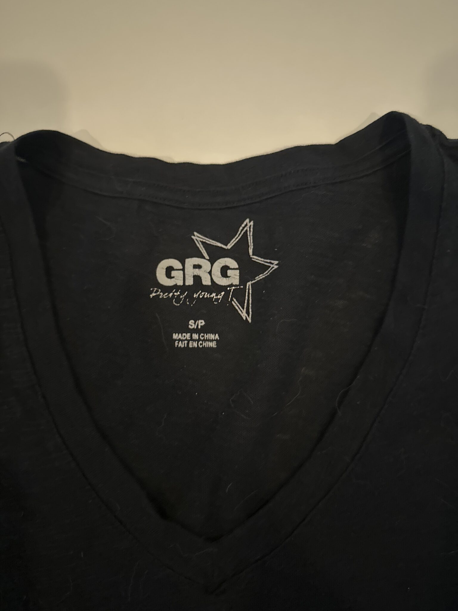 Image for Tshirt col en V