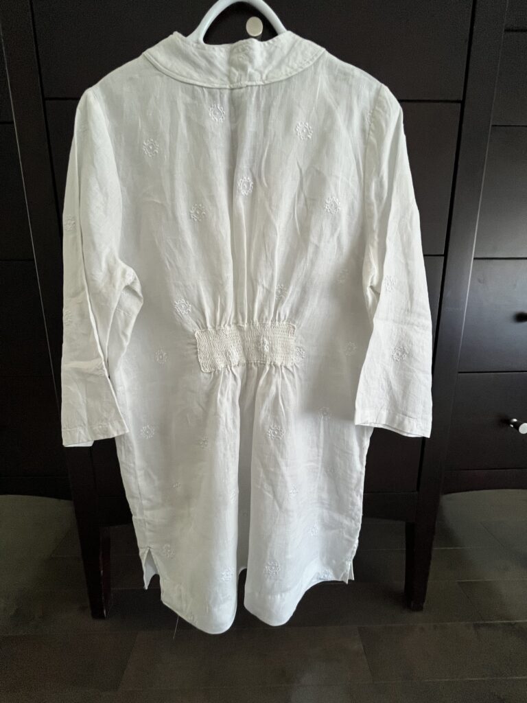 Image for White tunic 100% linen