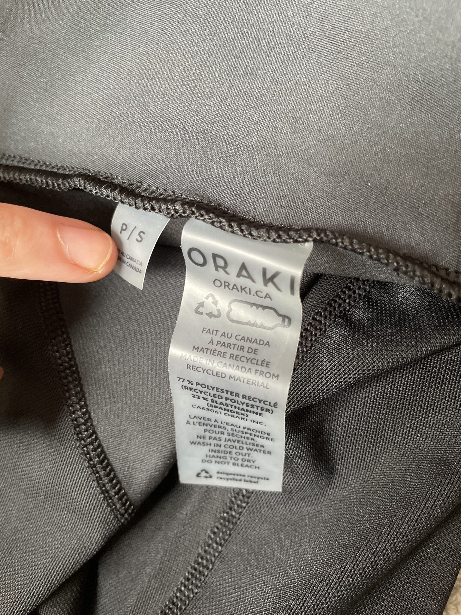 Image for Legging mesh avec poches noir Oraki
