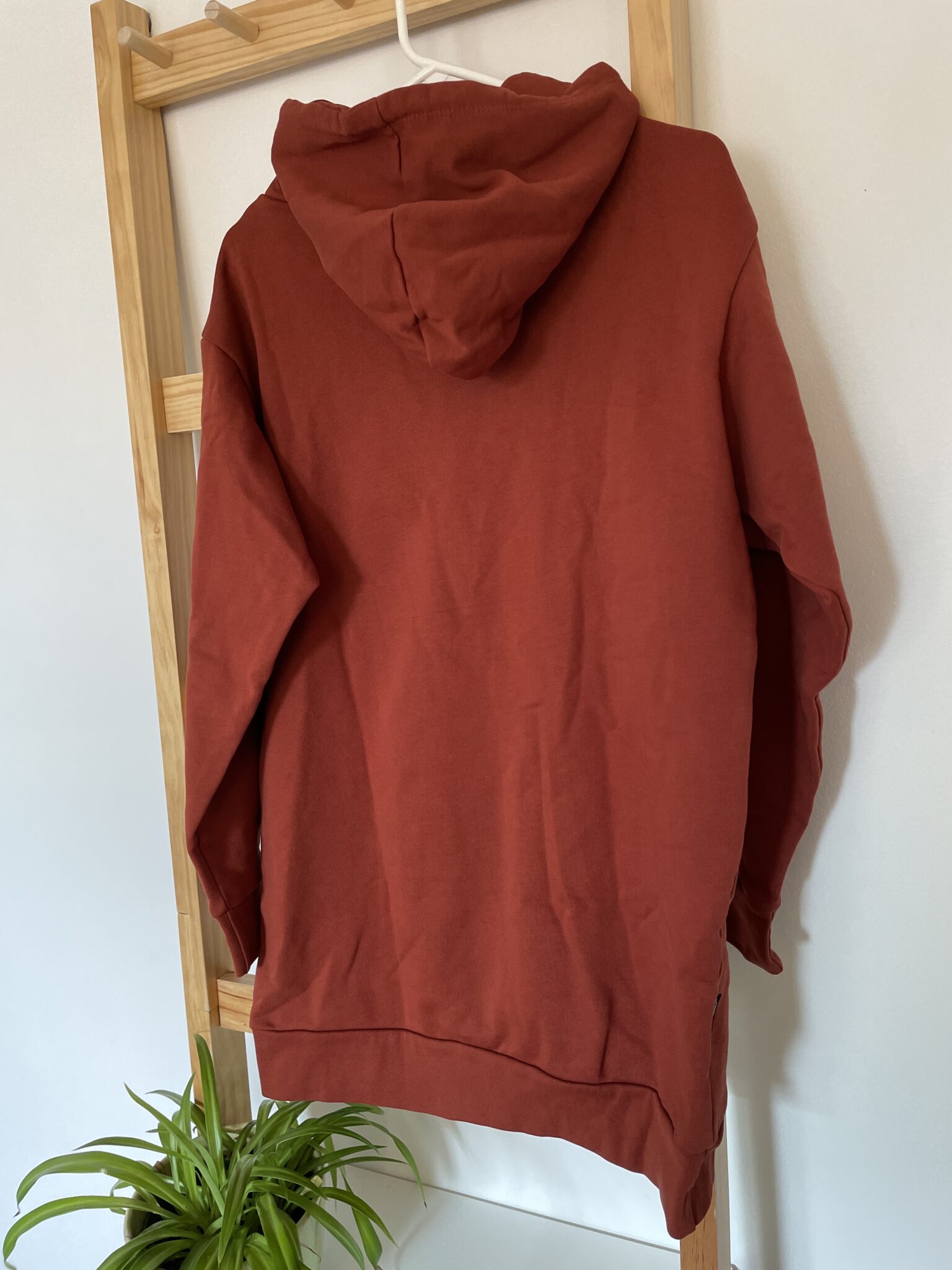 Image for Oraki oversized cotton tunic in rust