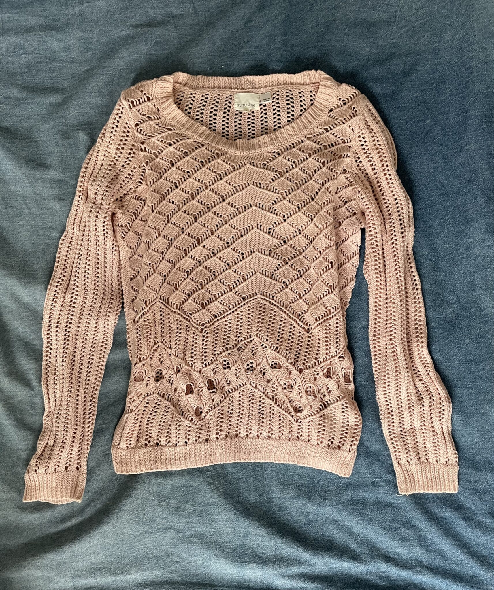 Image for Peppercorn pink knitted jumper