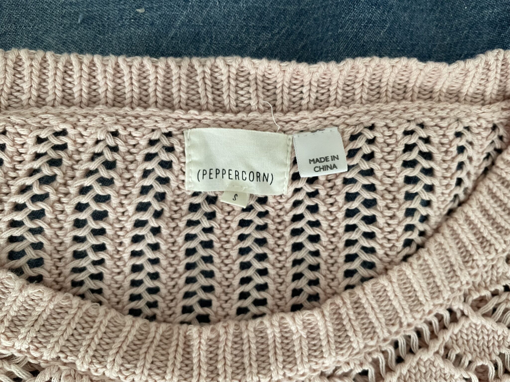 Image for Peppercorn pink knitted jumper