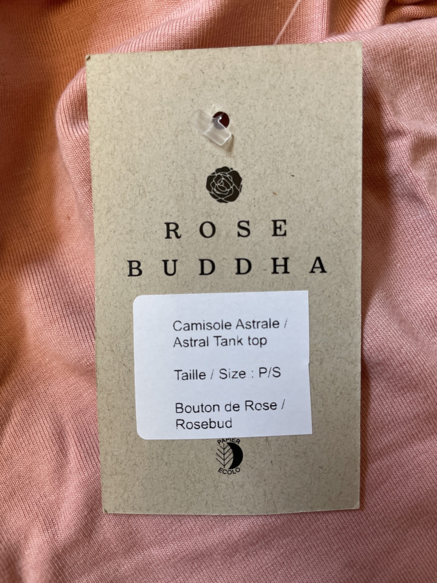 Image for Pink camisole Rose Buddha