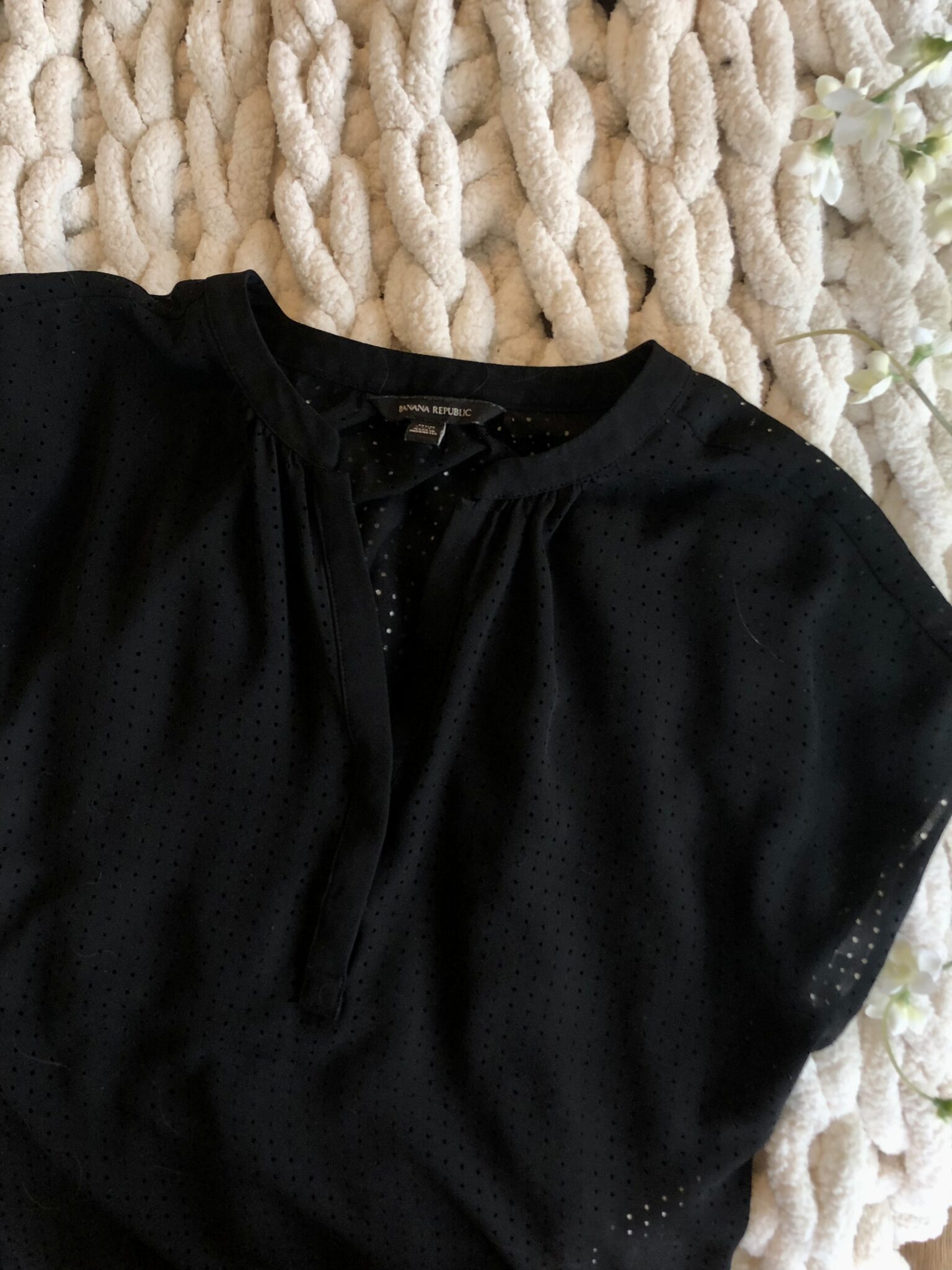 Featured image for Openwork flowing top