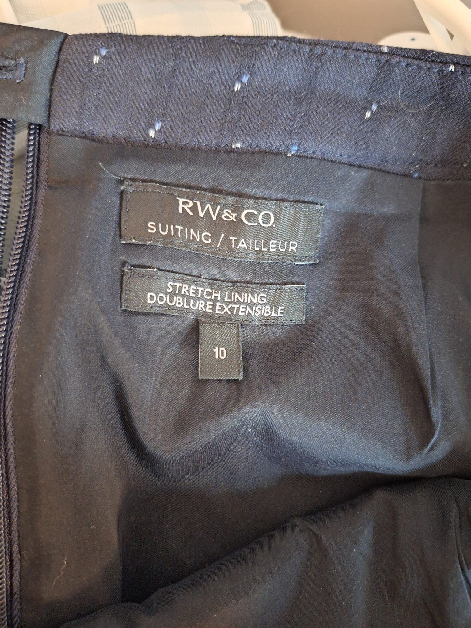 Image for Jupe tailleur marine