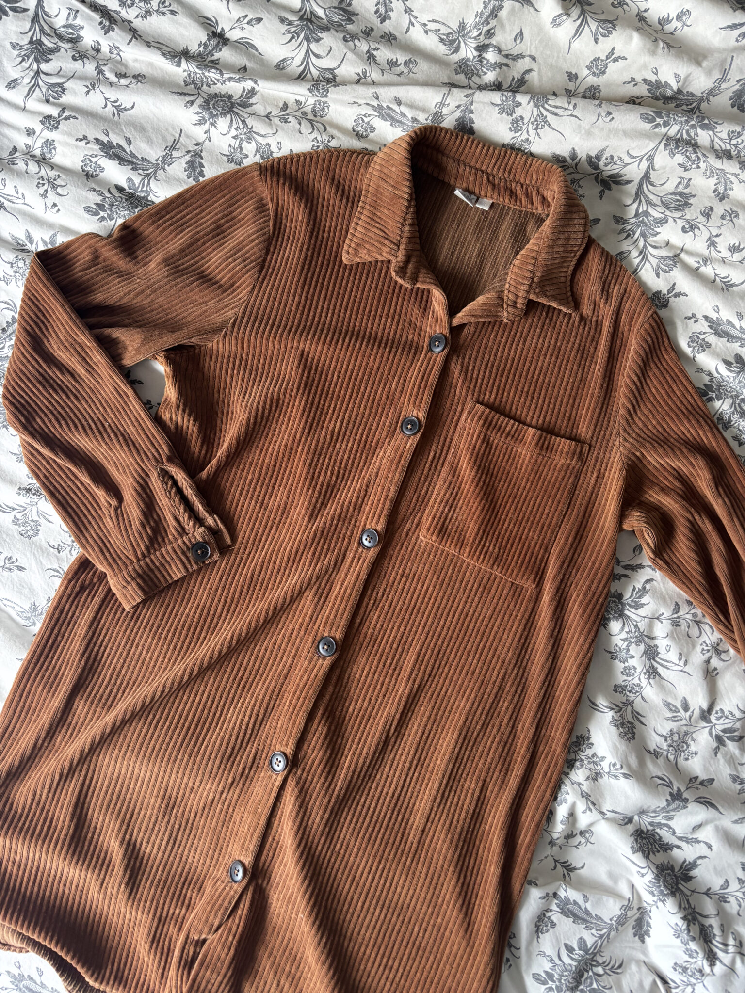 Featured image for TWIK light brown corduroy DRESS (L)