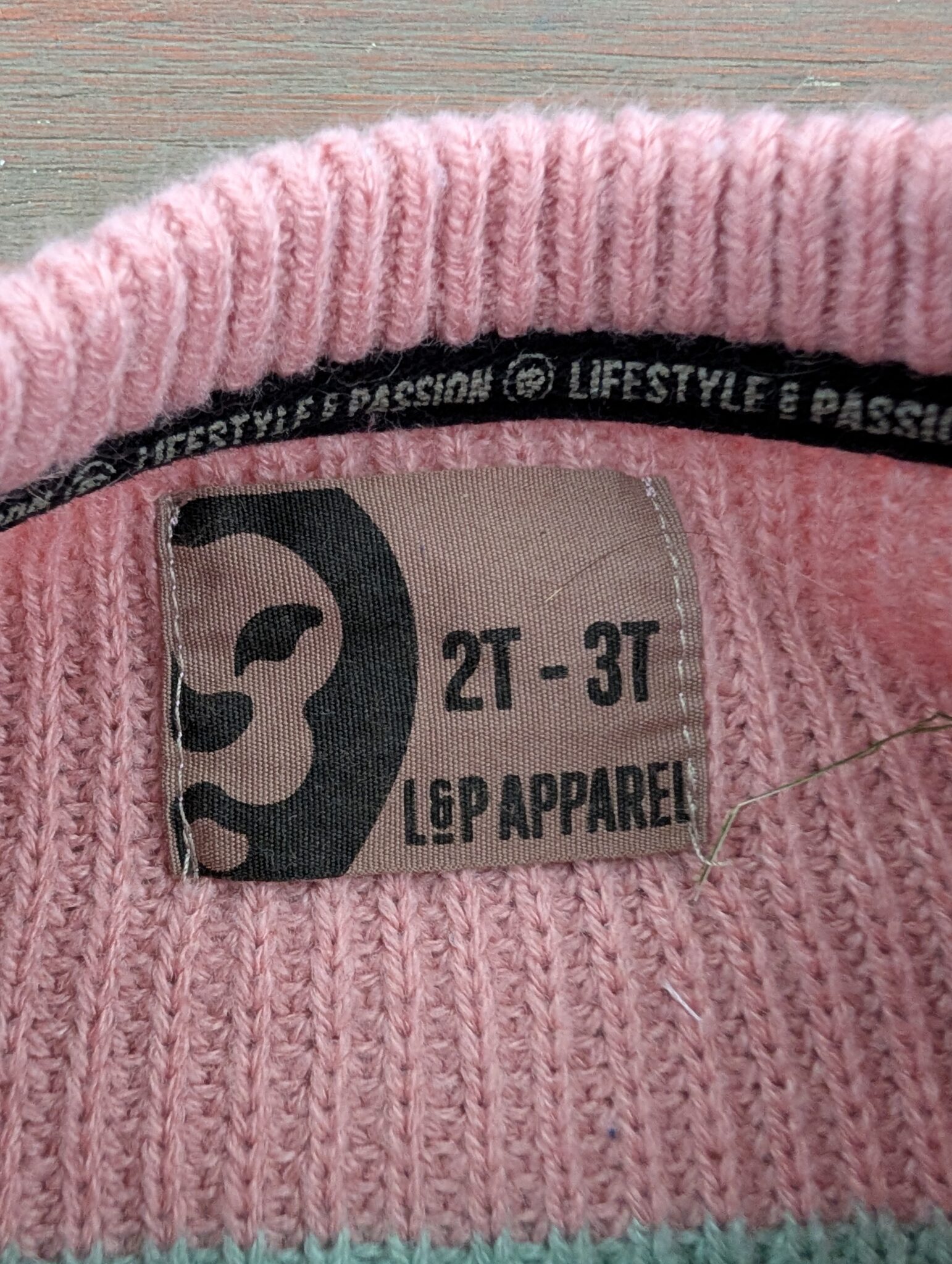 Image for Chandail L & P 2-3 ans