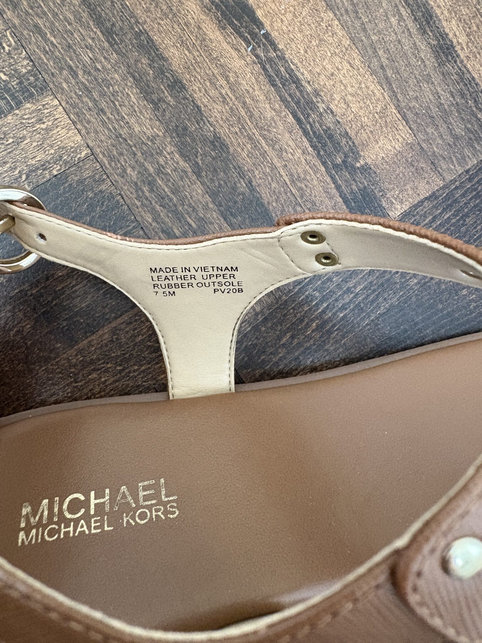 Image for Sandales brune Michael Kors