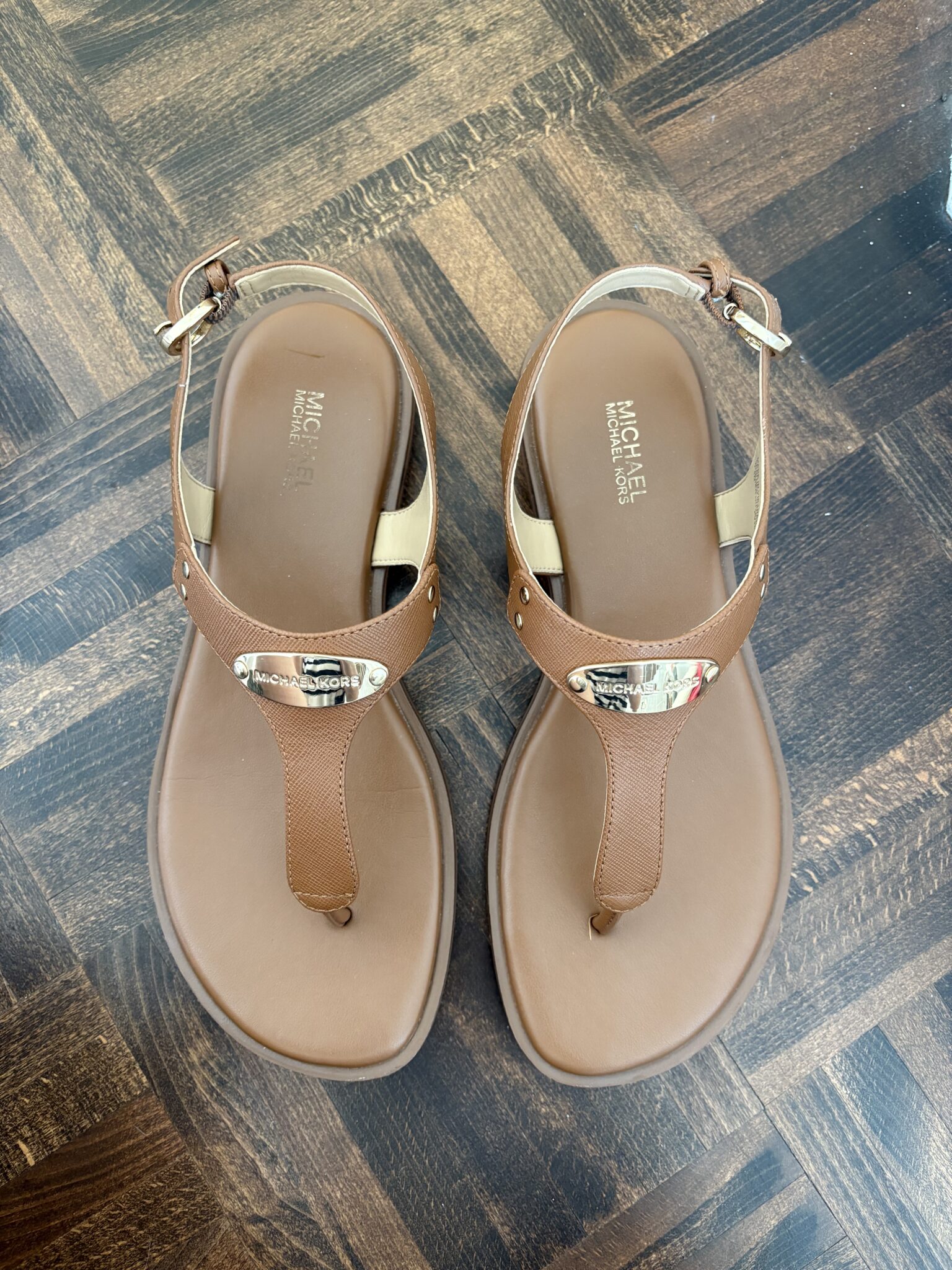 Image for Sandales brune Michael Kors