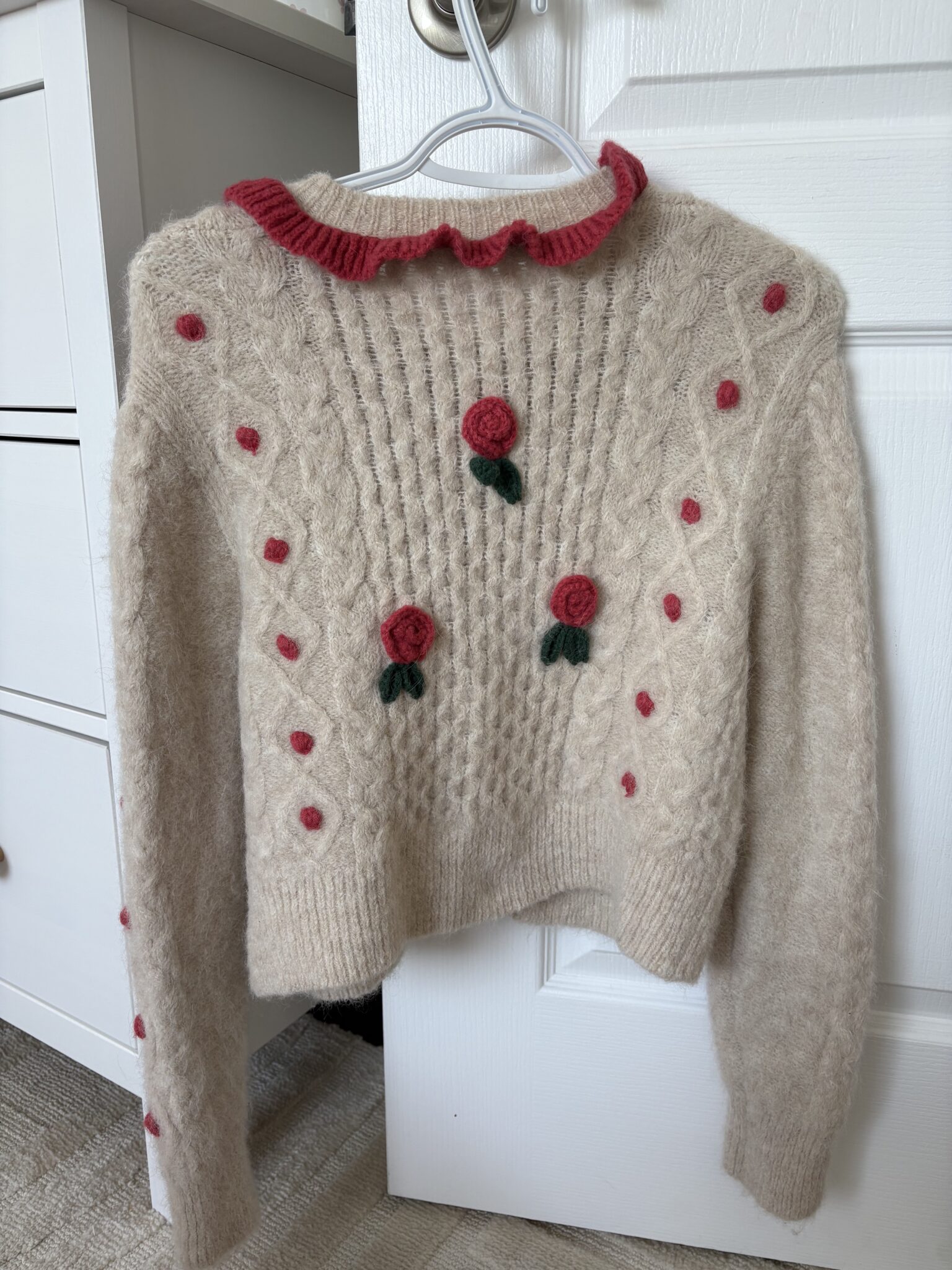 Image for Cardigan à fleurs Zara