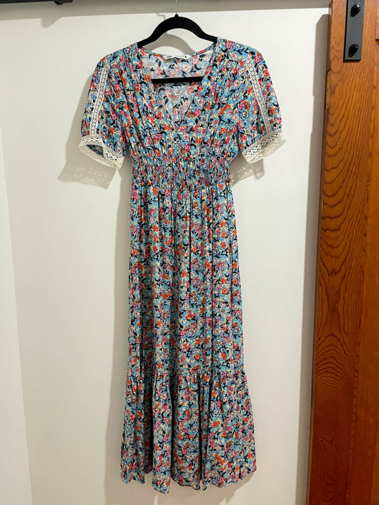 Image for Floral maxi dress XS (Zara)