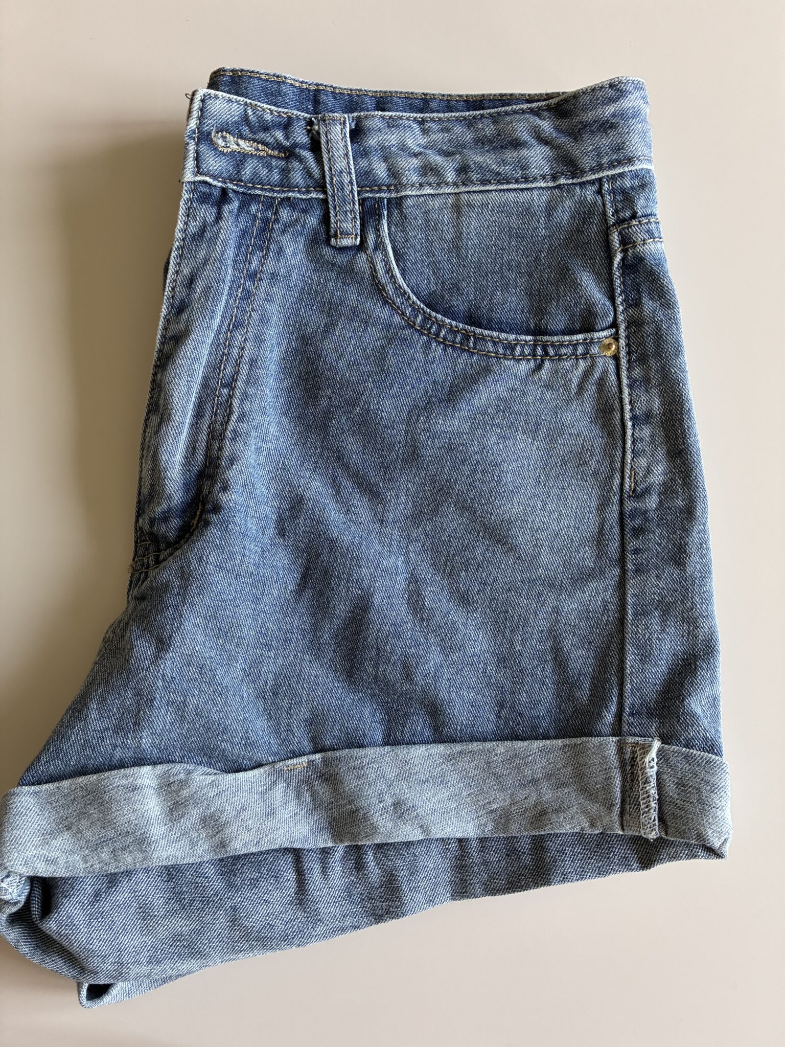 Image for Shorts en jeans extensible
