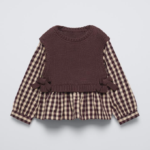Featured thumbnail for Zara baby cardigan and shirt - 18 months