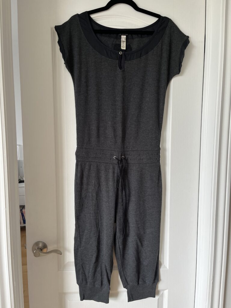 Featured image for Diesel jumpsuit, grey and black, size M