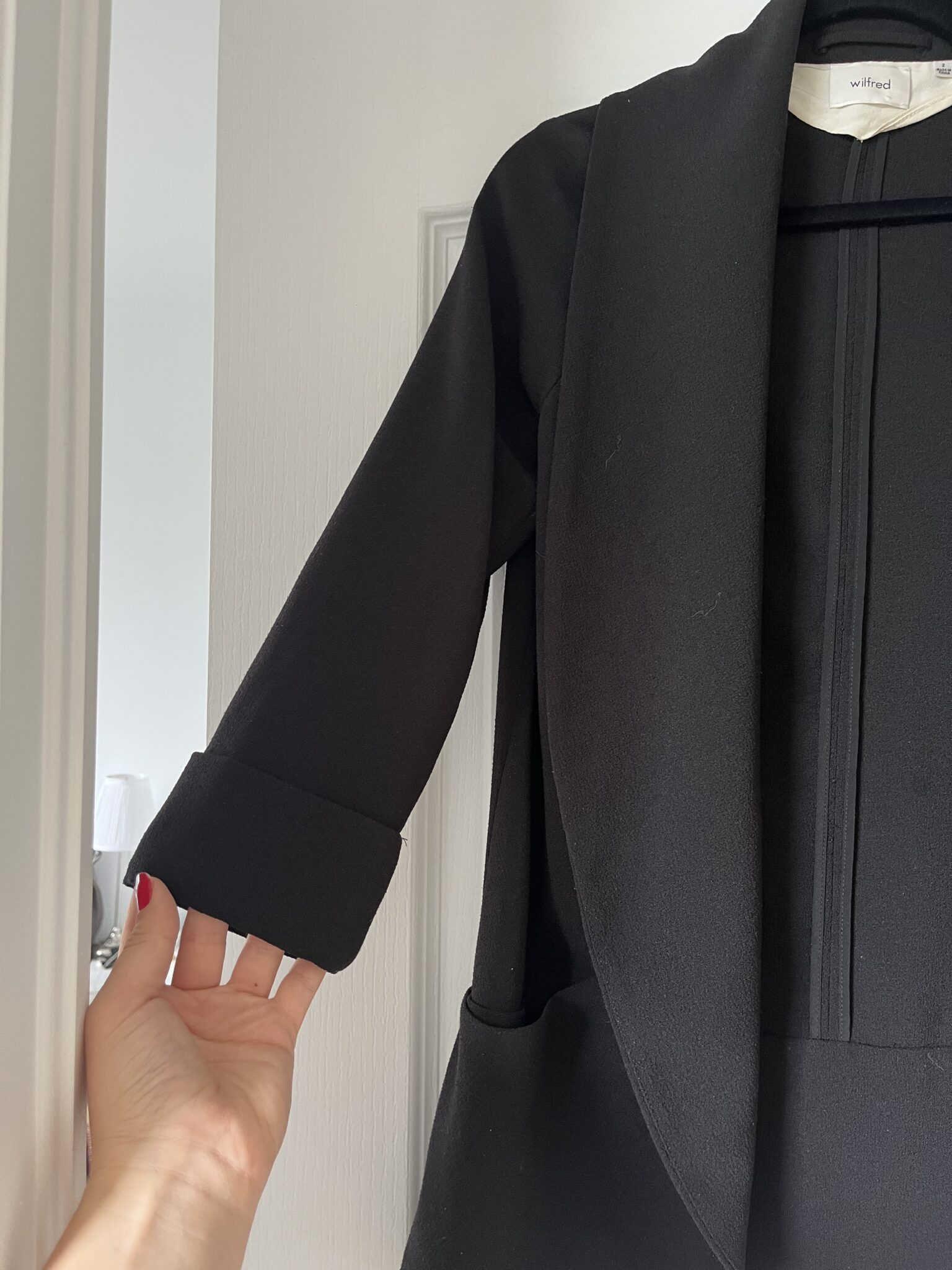 Image for Wilfred women's black blazer size 2