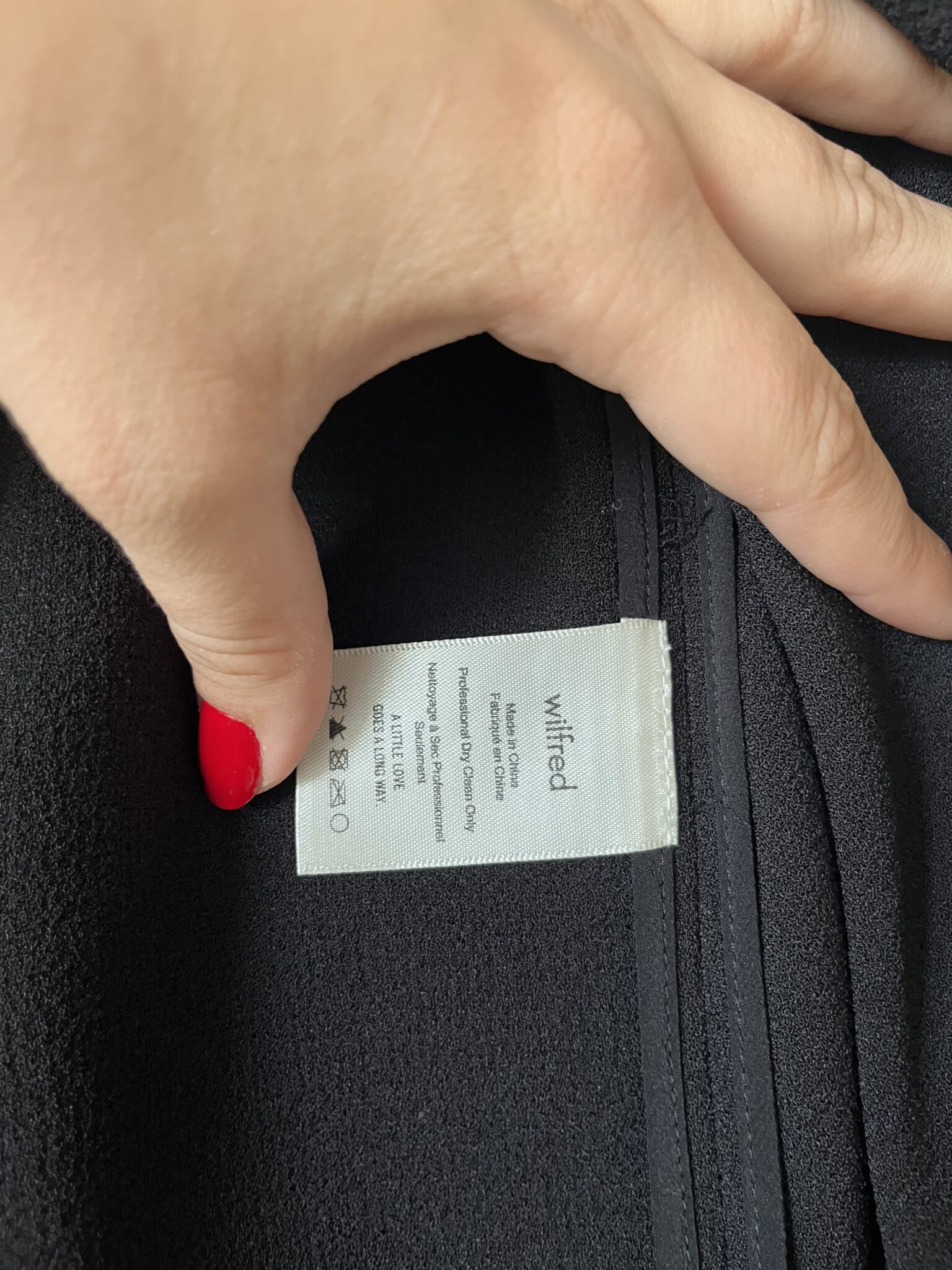 Image for Wilfred women's black blazer size 2