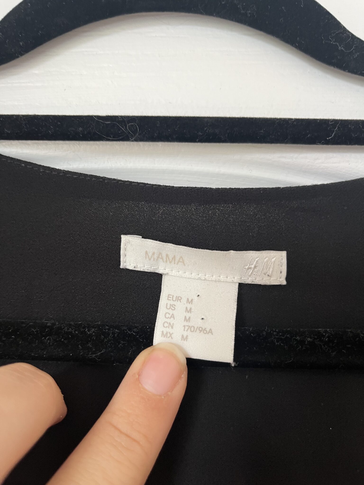 Image for Robe maternité H&M Mama taille M noir