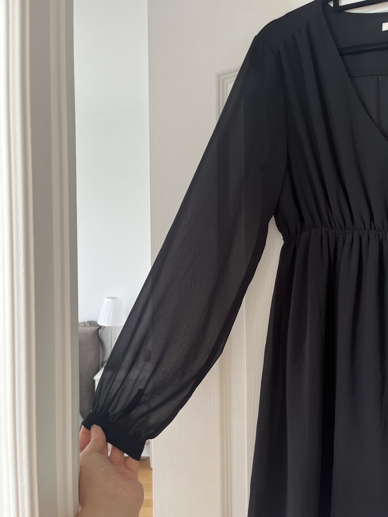 Image for Robe maternité H&M Mama taille M noir