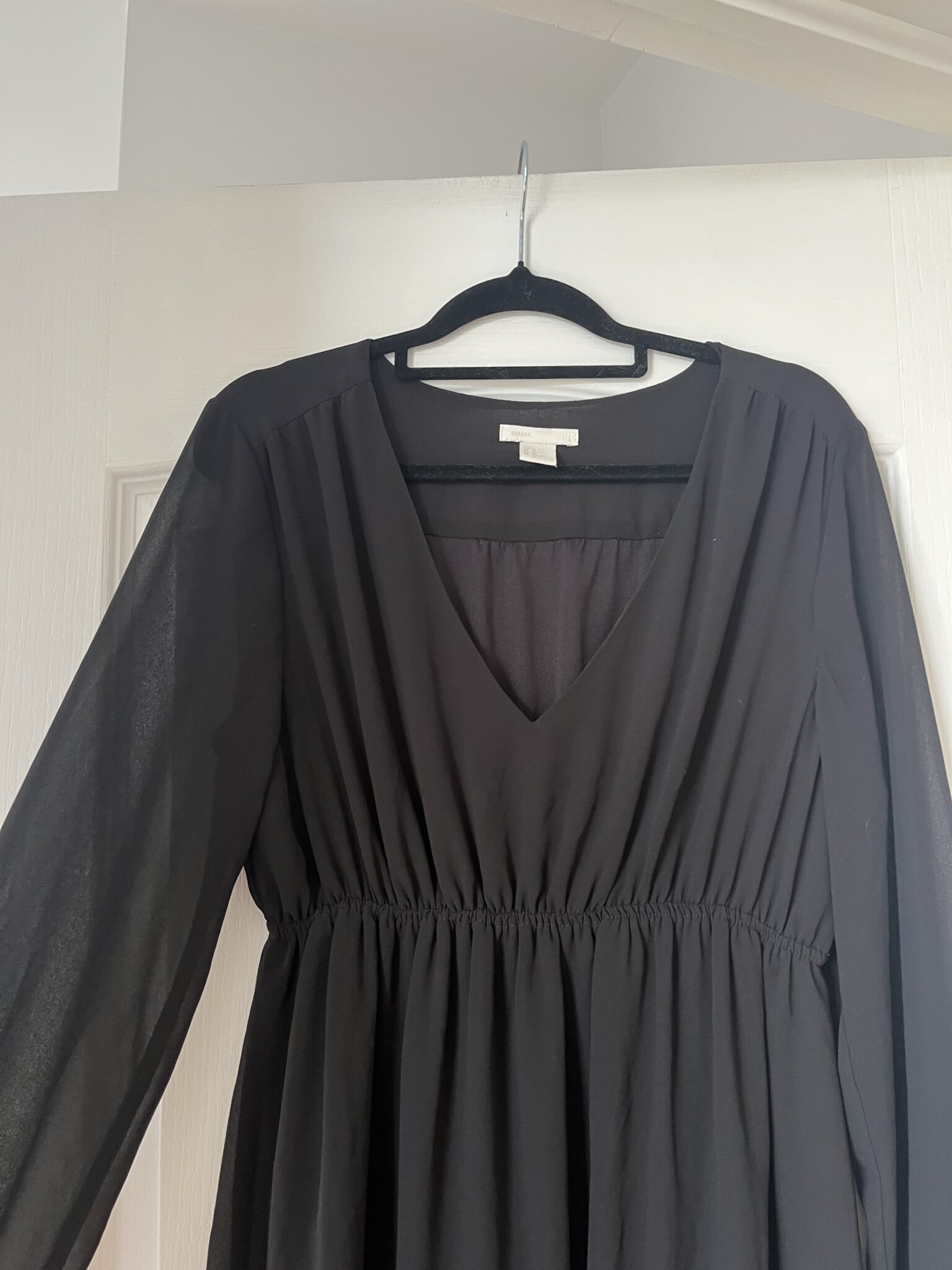 Image for Robe maternité H&M Mama taille M noir