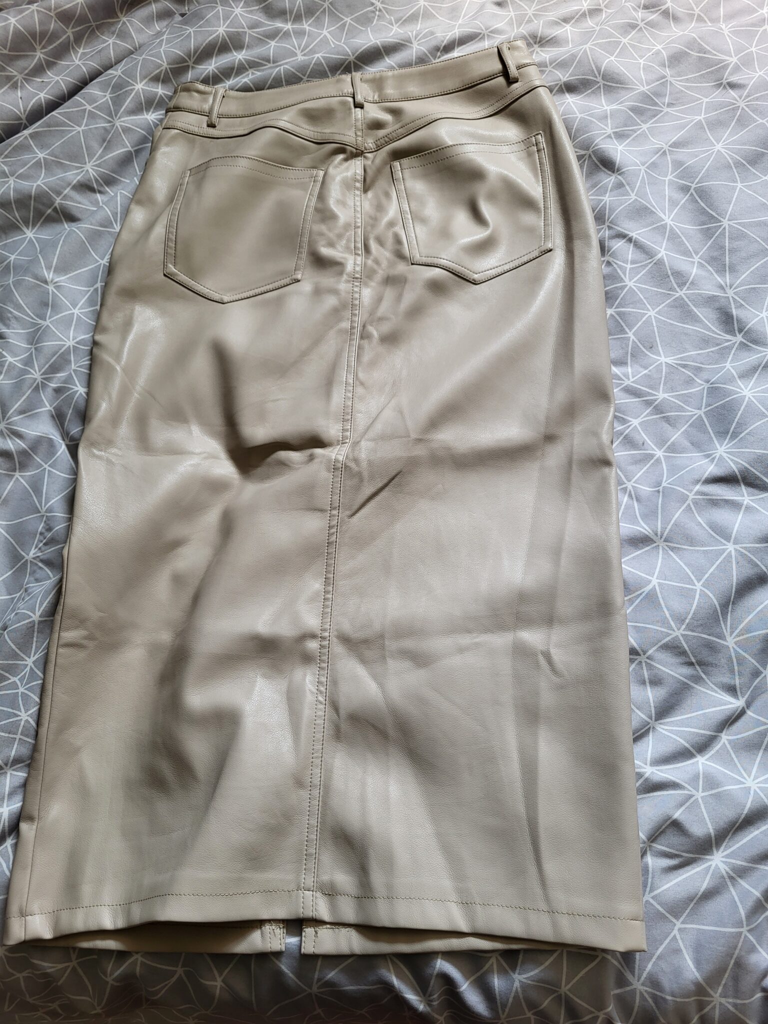 Image for Faux leather skirt dynamite