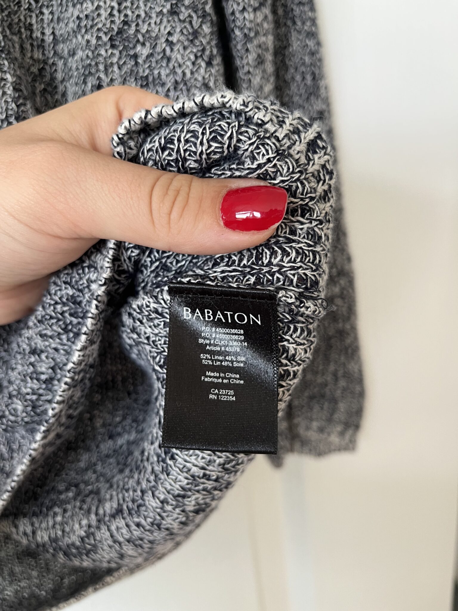 Image for Babaton Silk and Linen jumper size XS