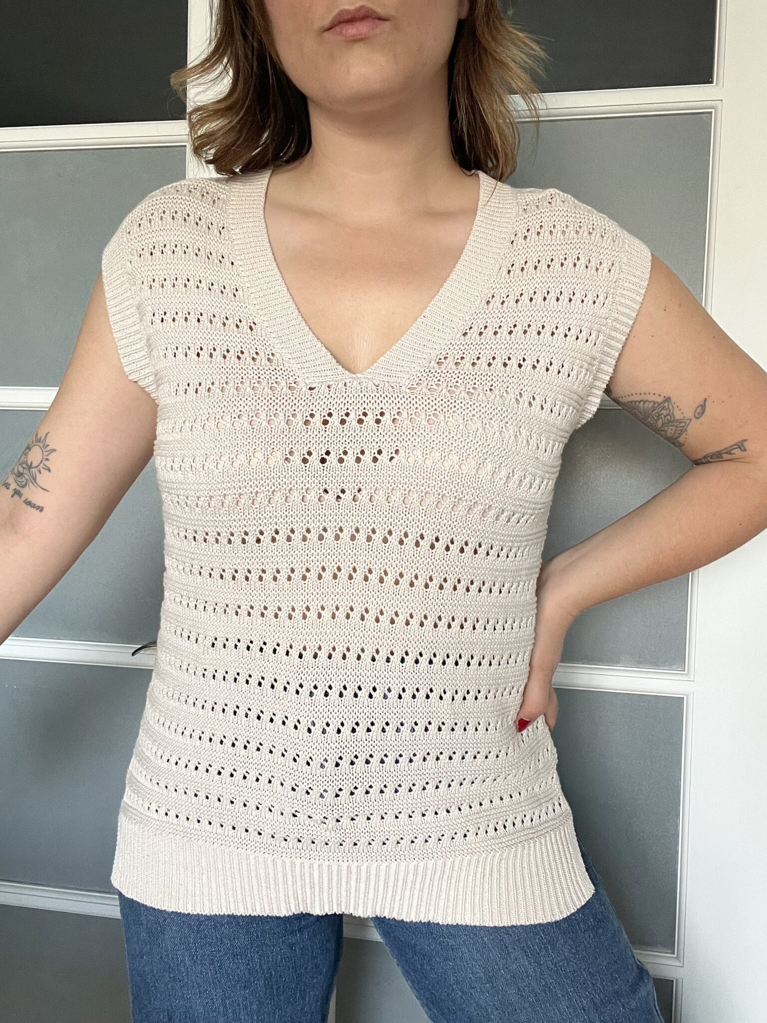 Image for Haut Hudson North taille S en maille beige