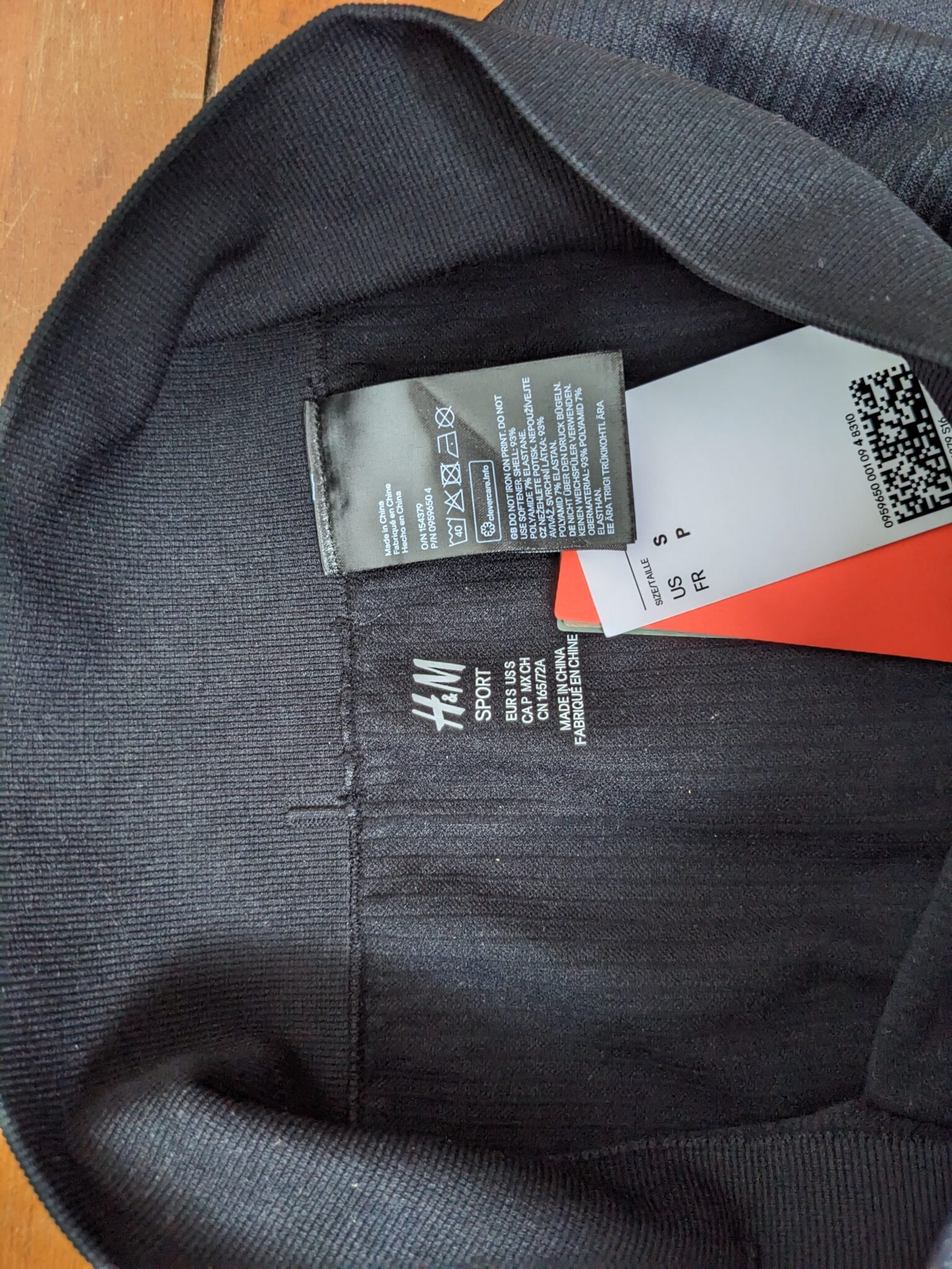 Image for Short NEUF H&M Small S Noir