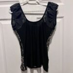 Thumbnail for Suzy Shier top lace black style bustier Women Medium sleeveless cami gothic