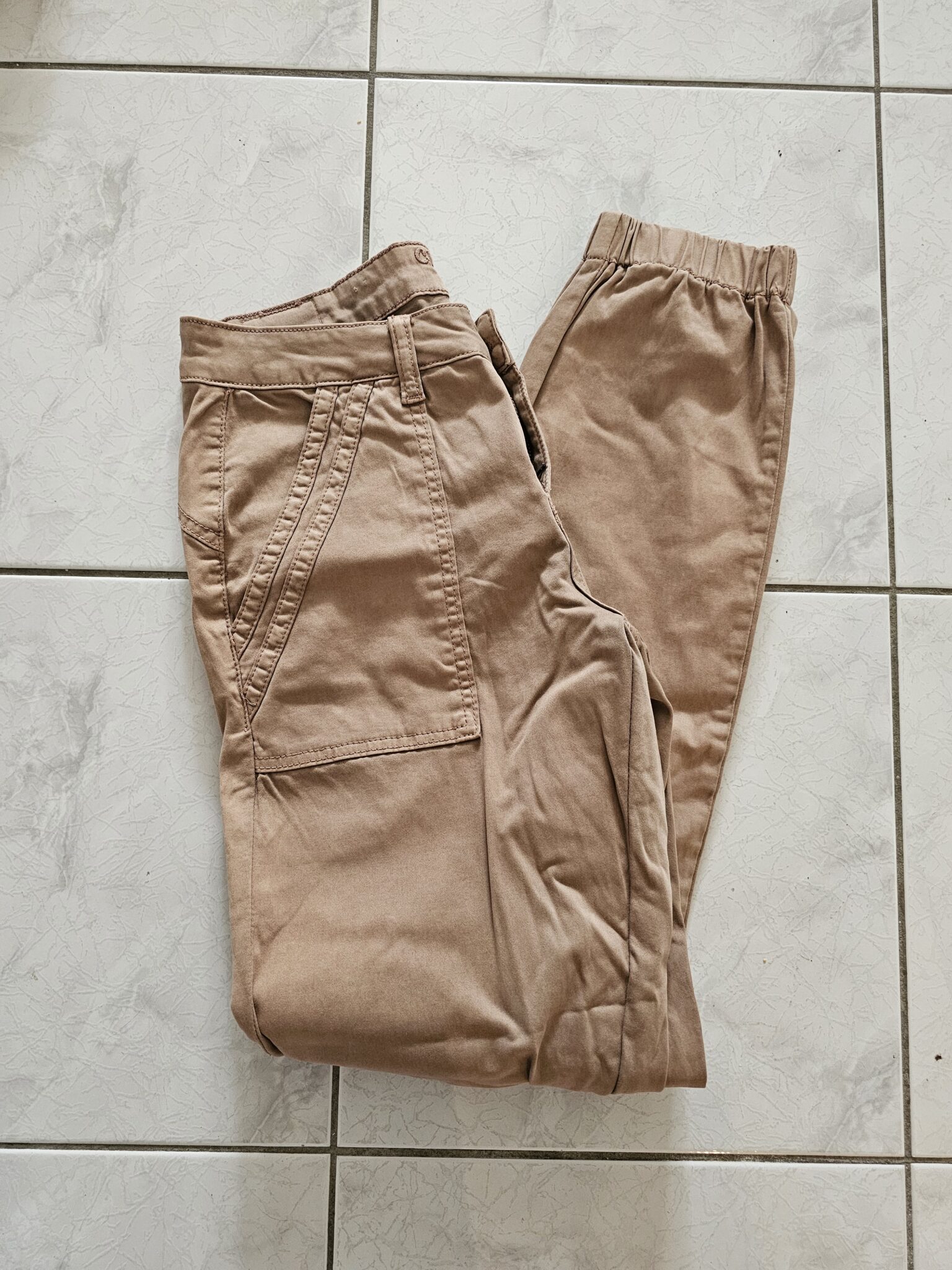 Image for Cream trousers
