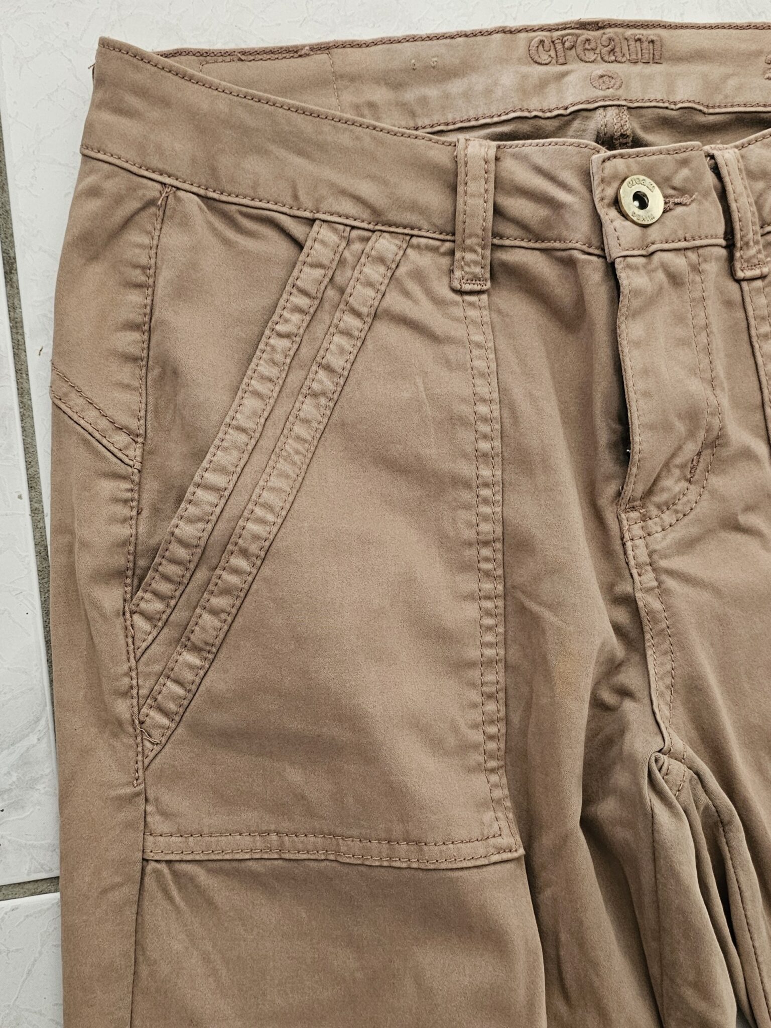 Image for Cream trousers