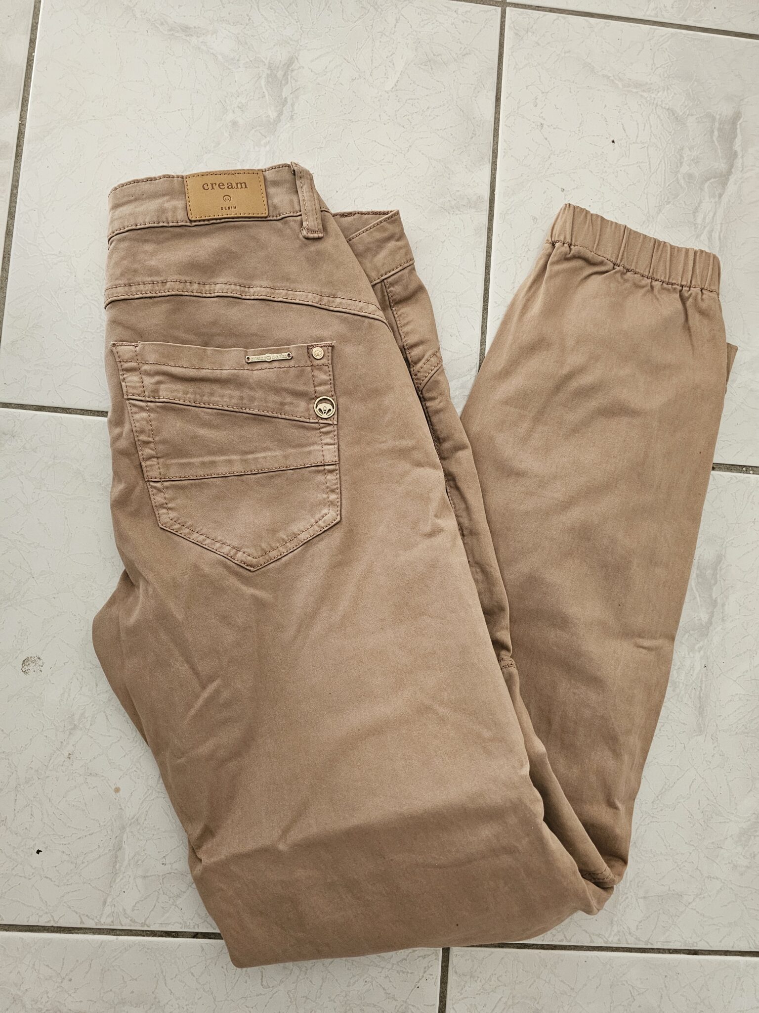 Image for Cream trousers
