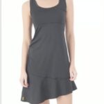 Featured thumbnail for Lole Dress asymmetrical Activewear dark gray midi Women Medium sport sleeveless