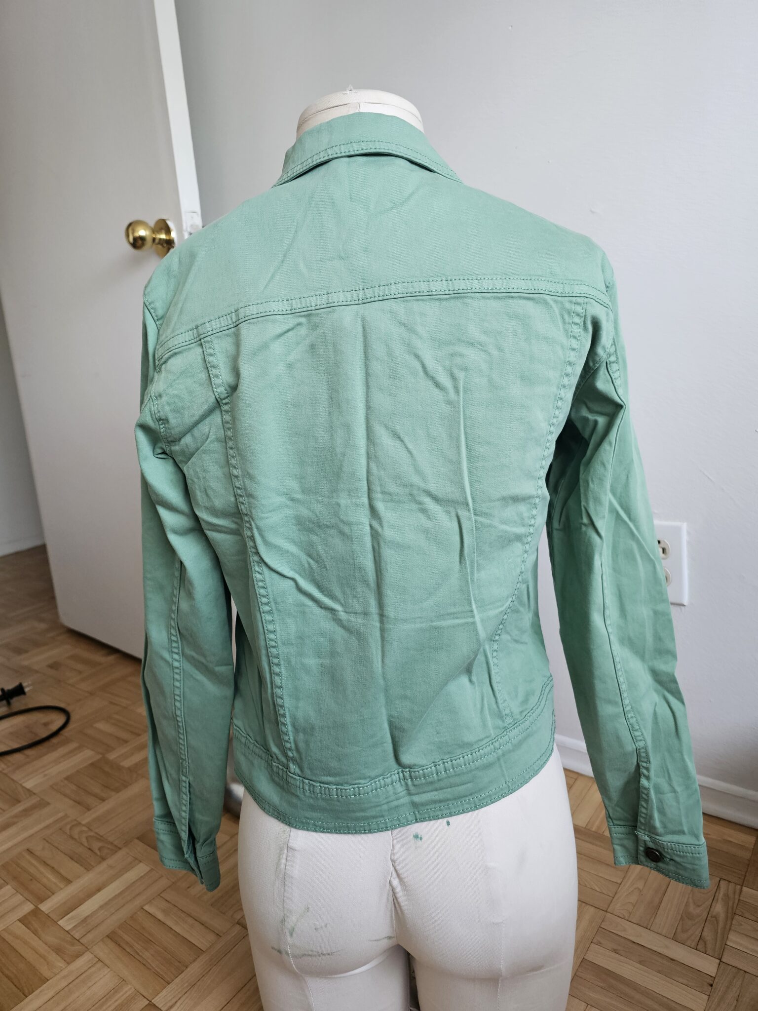Image for Green jeans jacket
