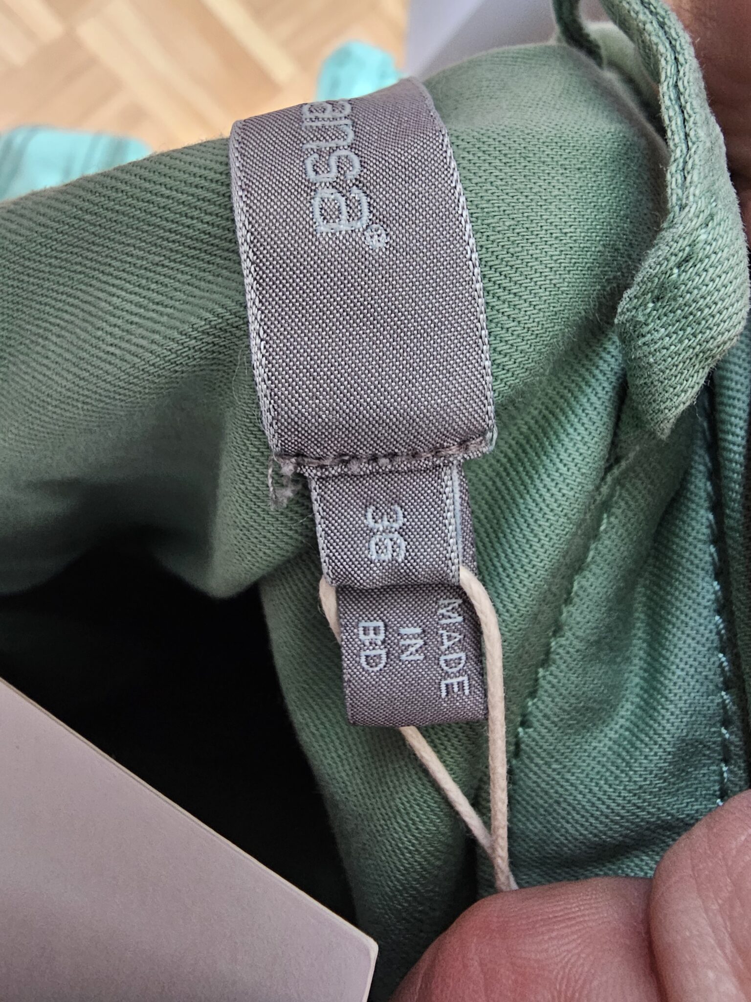 Image for Green jeans jacket