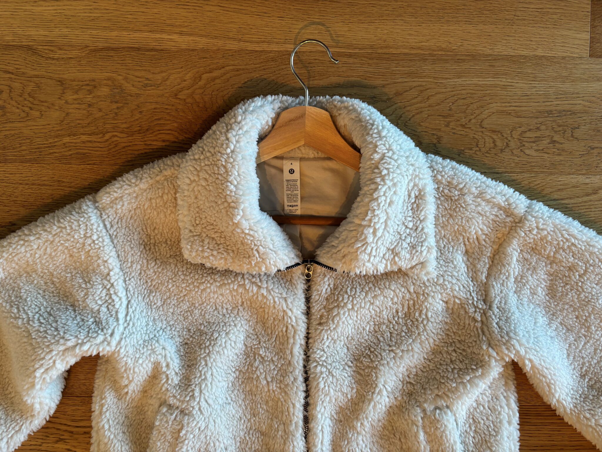 Featured image for Veste ovesize en sherpa Lululemon