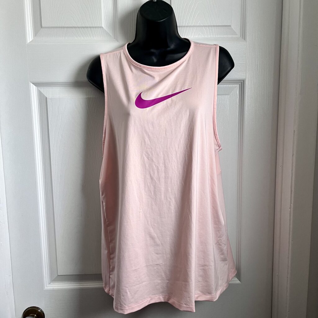 Featured image for Nike Pro Dri-fit Tank Top Pink racerback Activewear Women Large camisole