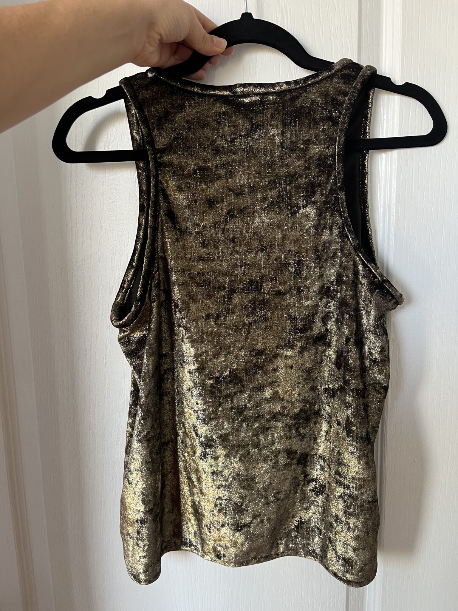 Image for Maje black and gold tank top size 1