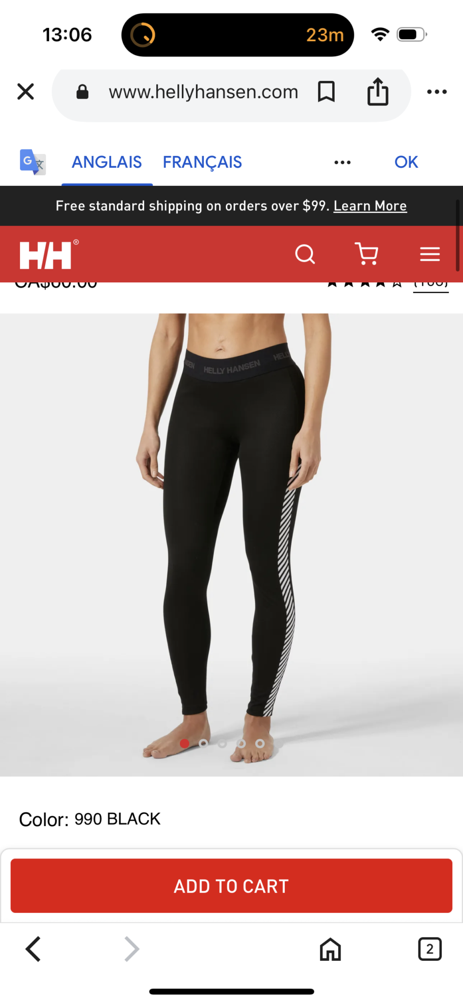 Image for Pantalon Helly Hansen LIFA® pour femme et sous-vêtement Helly Hansen LIFA® à manches longues et col ras du cou pour femme.