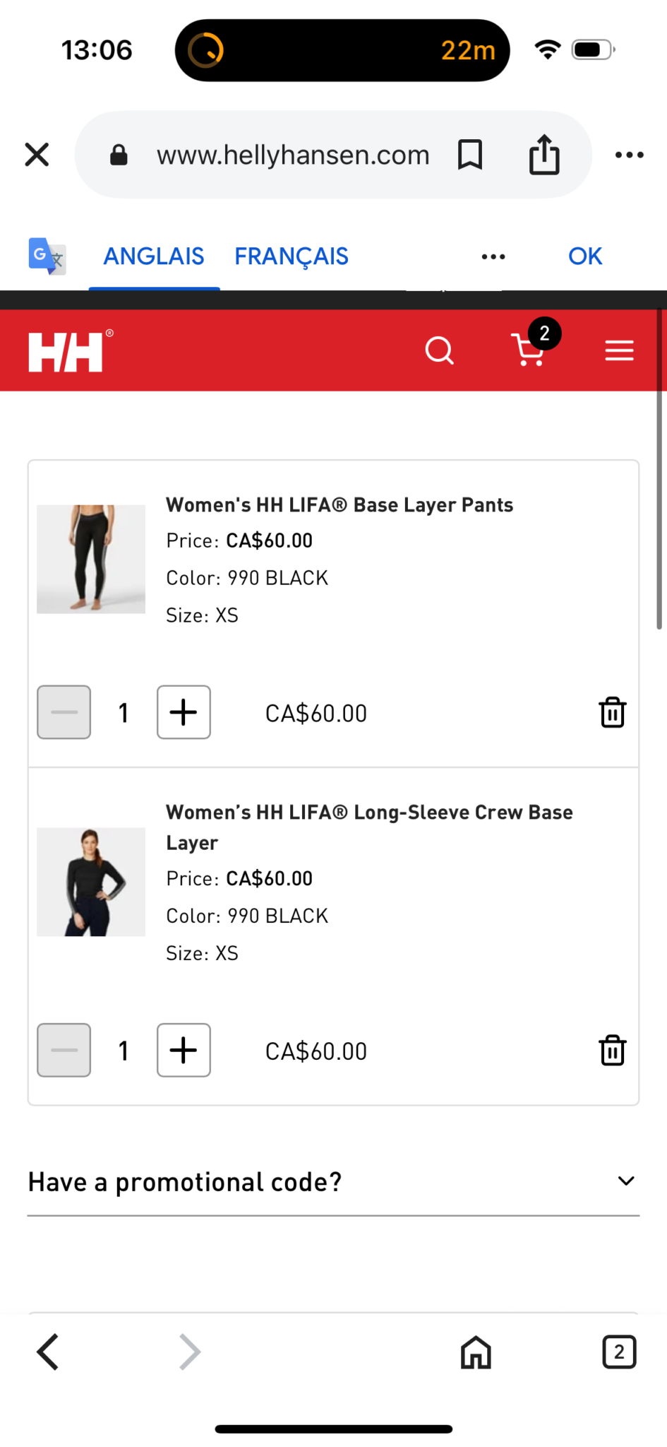 Image for Pantalon Helly Hansen LIFA® pour femme et sous-vêtement Helly Hansen LIFA® à manches longues et col ras du cou pour femme.