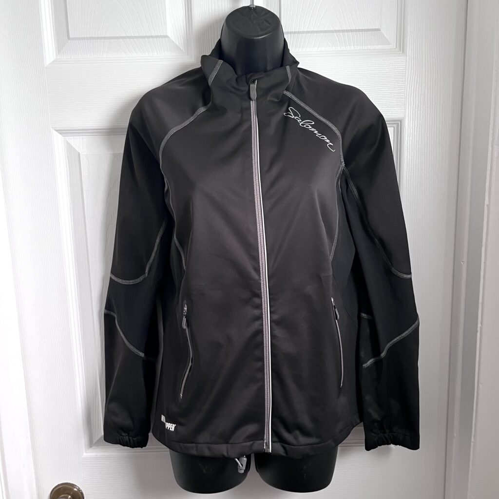 Featured image for Salomon Light Jacket Windstopper gray Women Medium athletic activewear