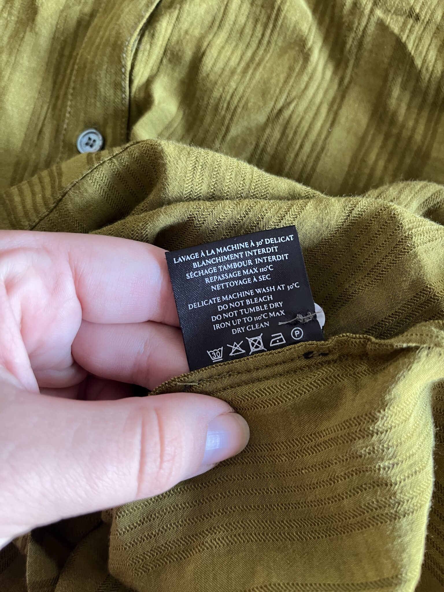 Image for Sœur Birdy khaki blouse size S