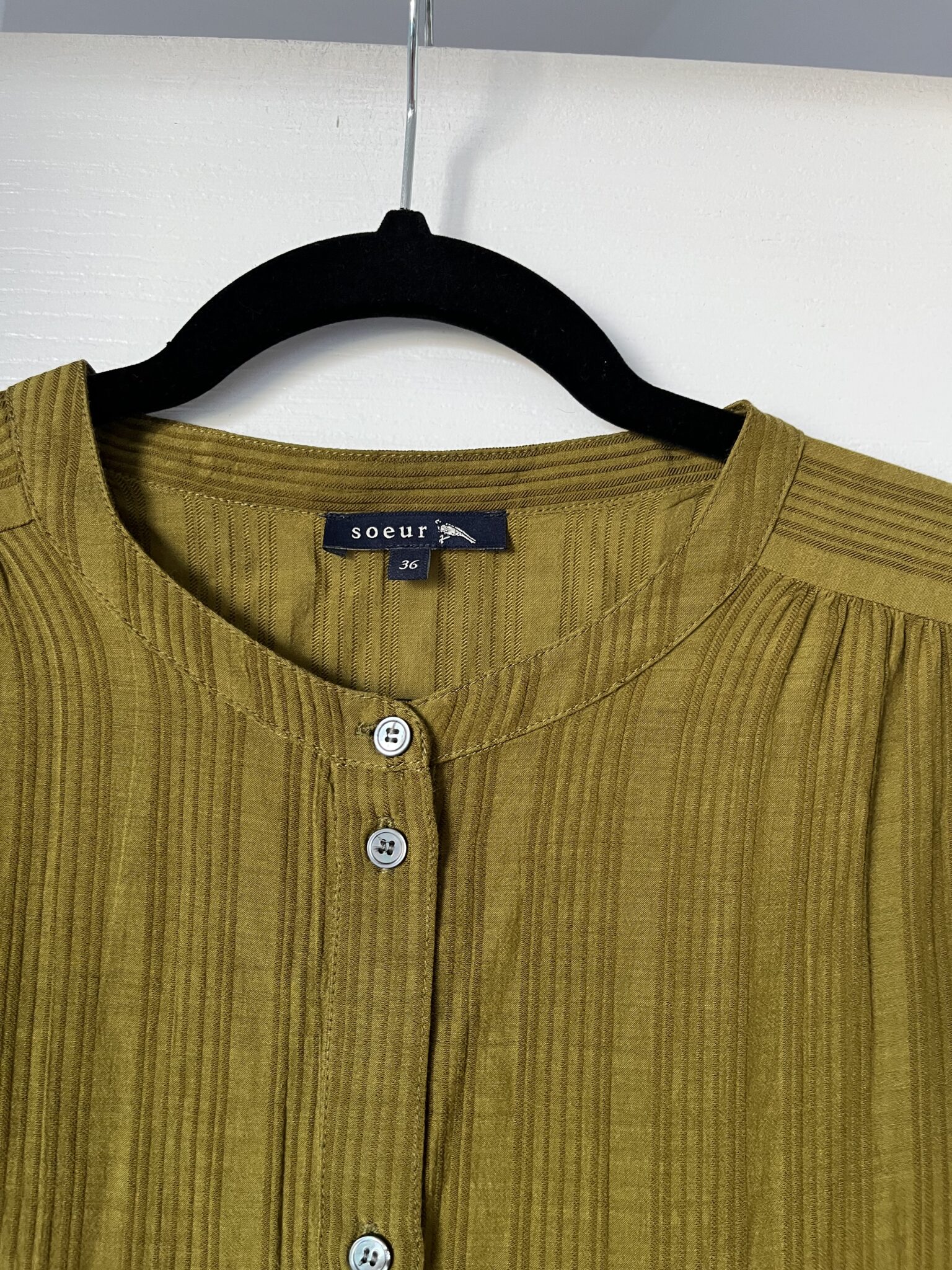 Image for Sœur Birdy khaki blouse size S