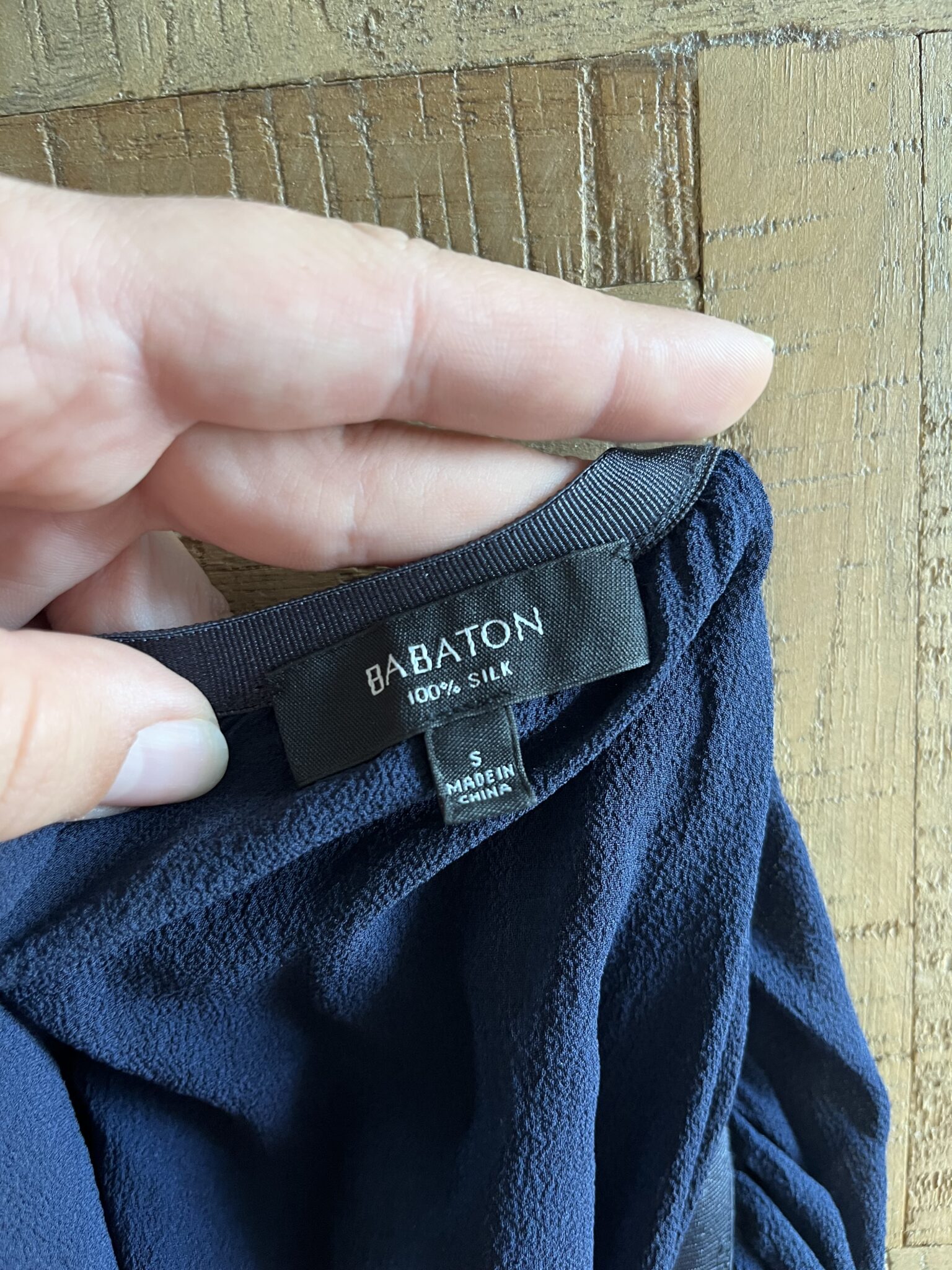 Image for Babaton 100% silk skirt