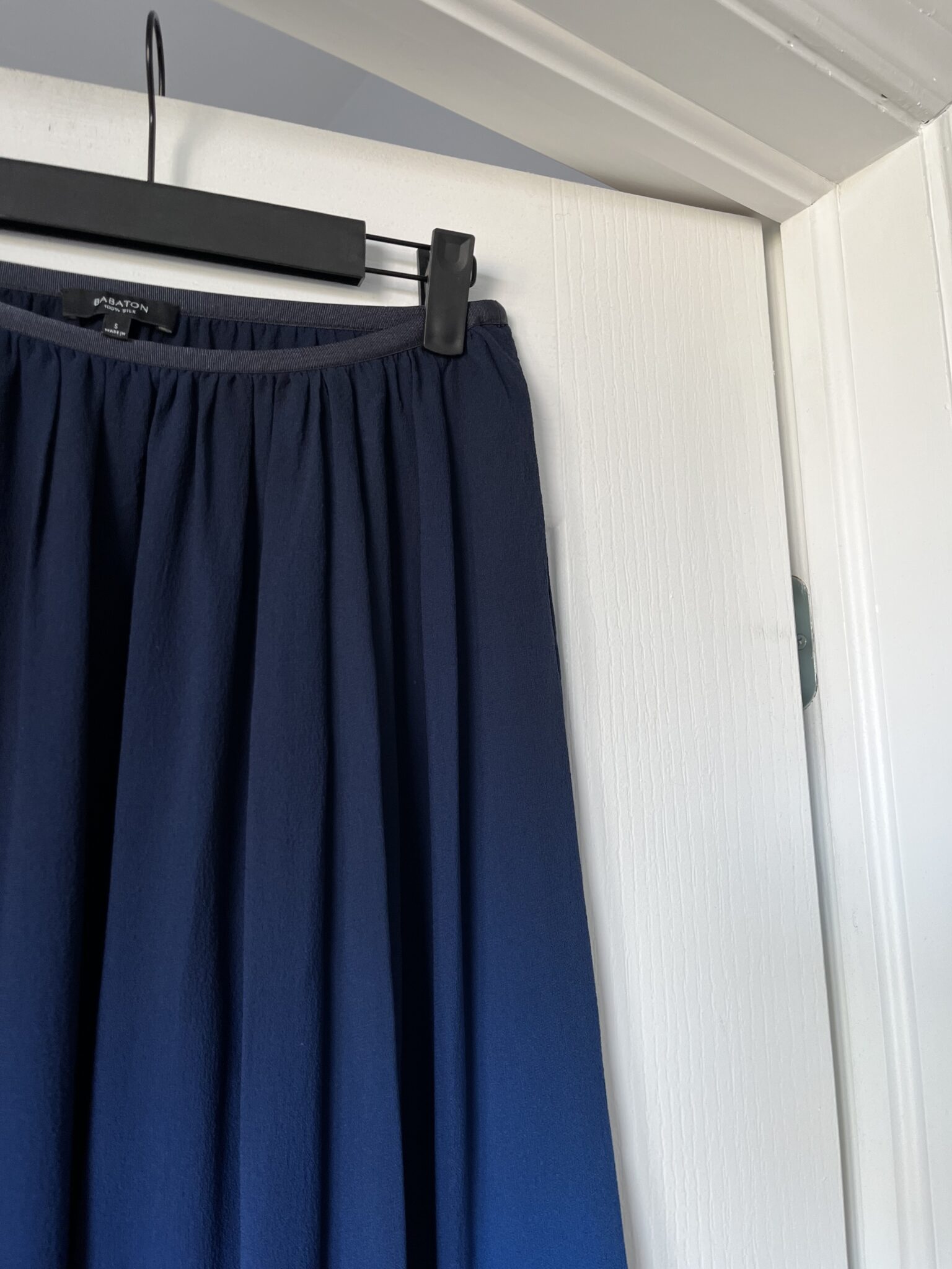 Image for Babaton 100% silk skirt