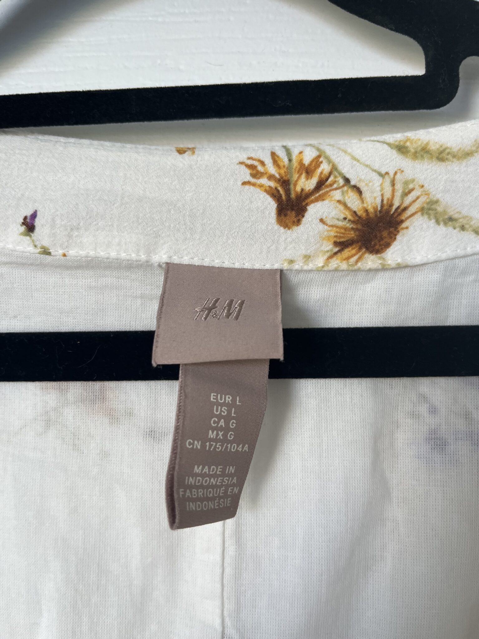 Image for H&M floral maxi dress size L