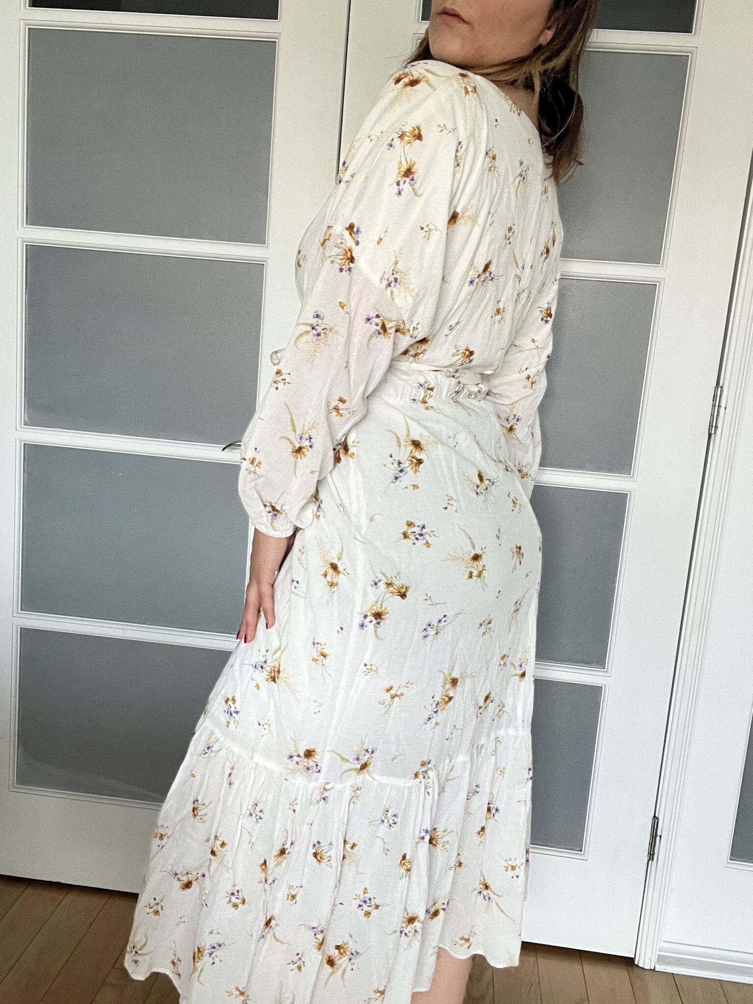 Image for H&M floral maxi dress size L