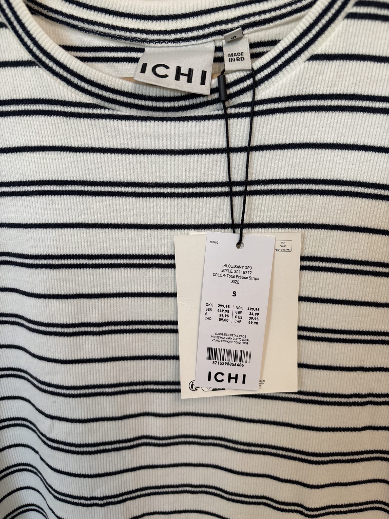 Image for ICHI line dress