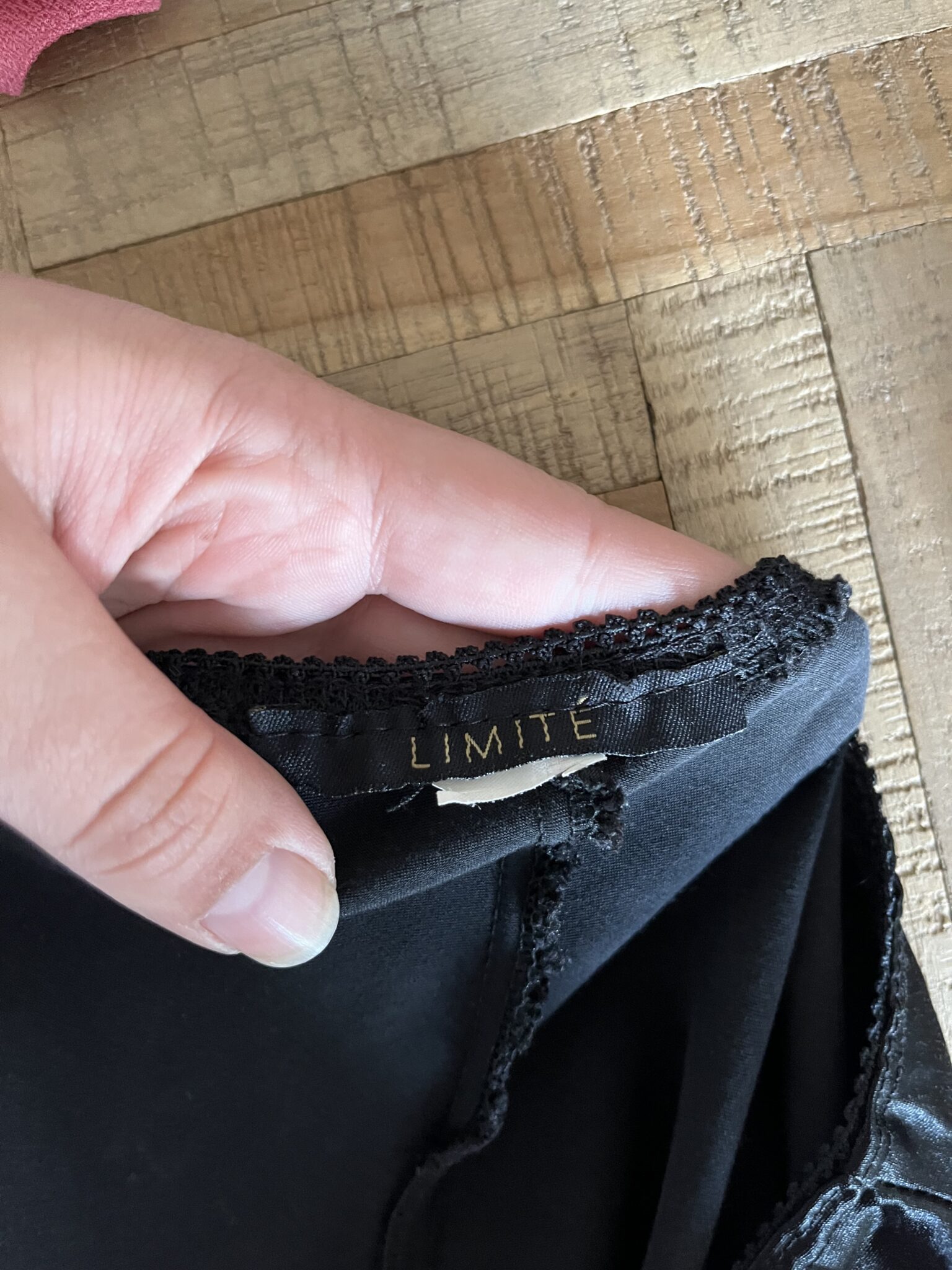 Image for Limité black vintage skirt with ruffles