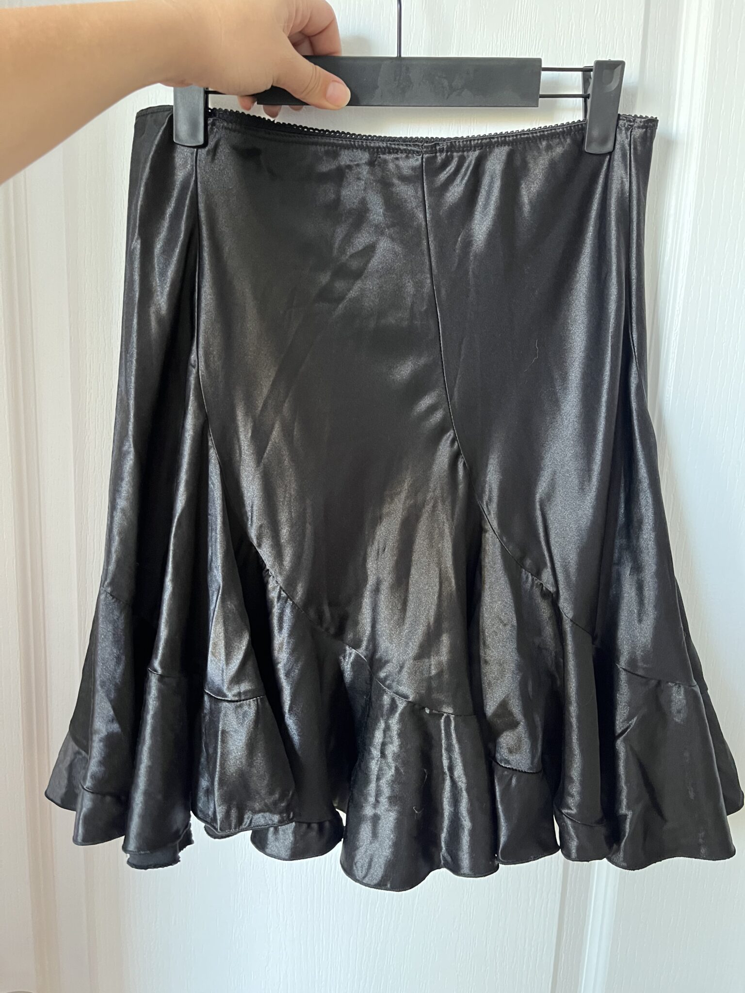 Image for Limité black vintage skirt with ruffles