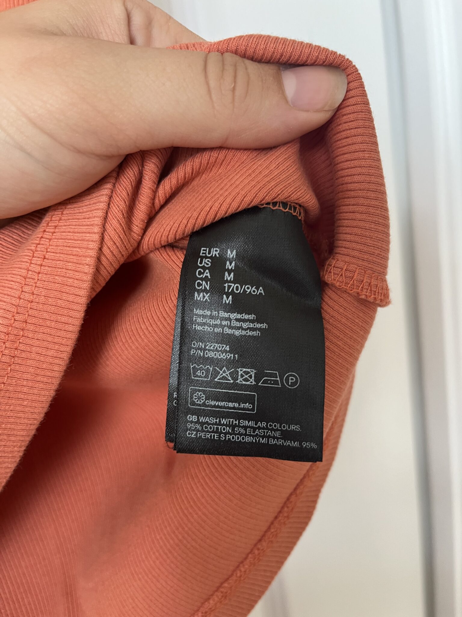 Image for H&M T-shirt size M pink